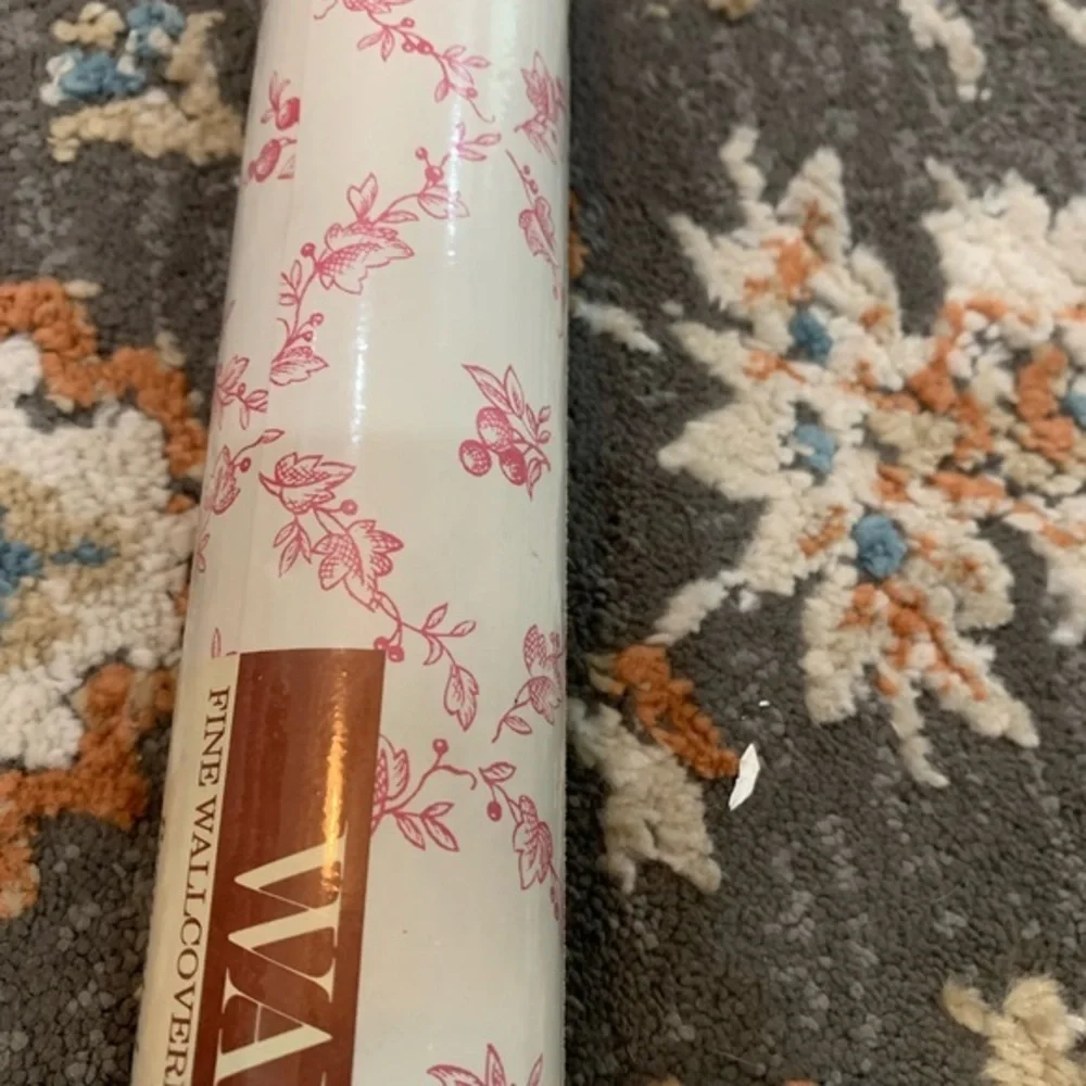 Sealed Double Roll Waverly Pre Pasted Wallpaper Floral Vintage‎ 60.75 sq…